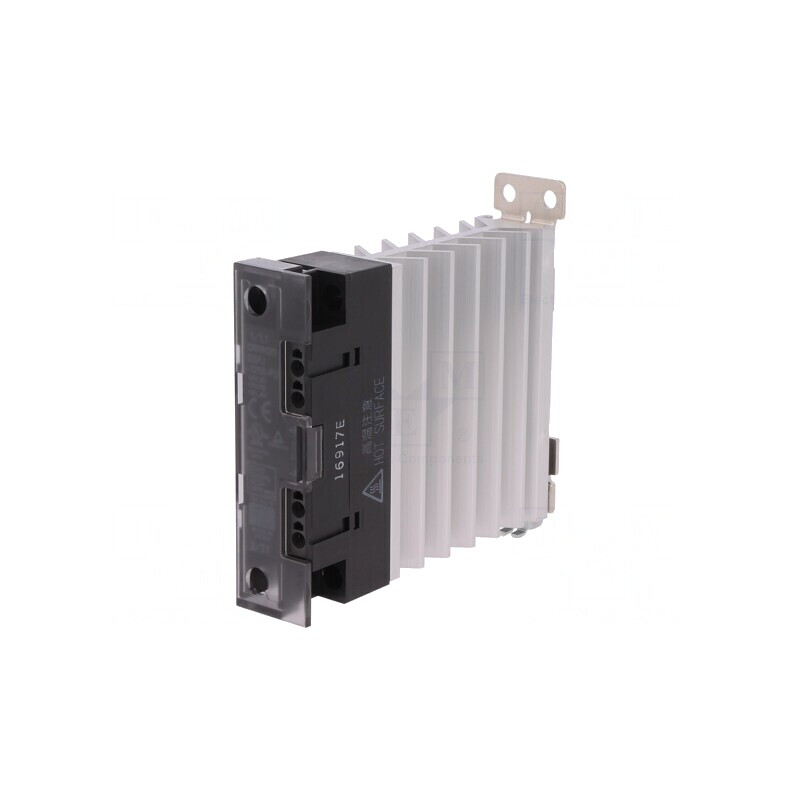 Releu semiconductor 25A 1-fazat 12-24VDC 24-240VAC | Electronic-mag.ro | Componente Electronice