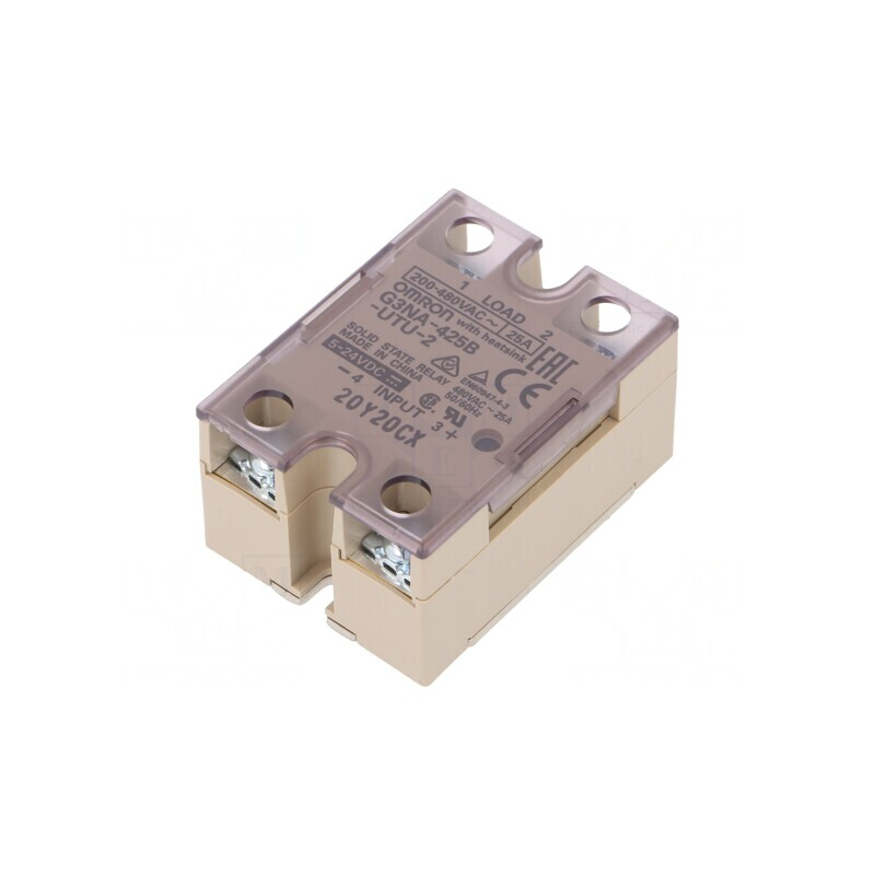 Releu Semiconductori 1-Fazat 25A 5-24VDC 200-480VAC | Electronic-mag.ro | Componente Electronice