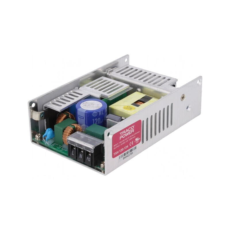 Alimentator Modular 120W 24VDC 5A pentru Încastrare | Electronic-mag.ro | Componente Electronice