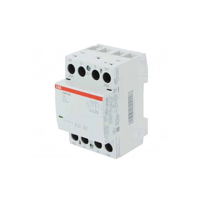 Contactor 4-poli 63A 230V AC/DC | Electronic-mag.ro | Componente Electronice