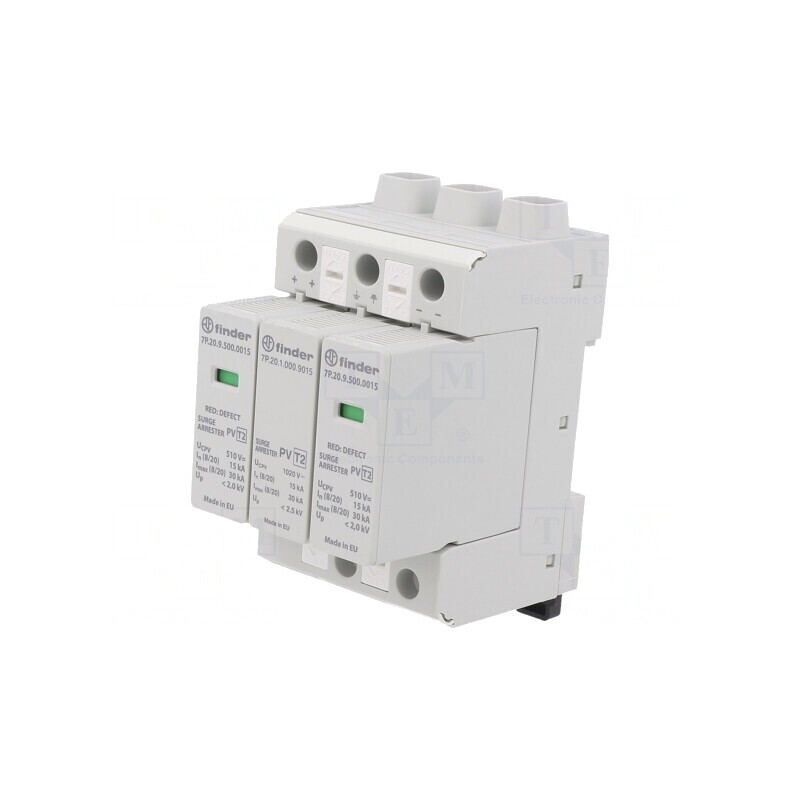 Limitator de Supratensiuni Tip 2 3 Poli 15kA pentru Șină DIN | Electronic-mag.ro | Componente Electronice Limitator de Supratensiuni Tip 2 3 Poli 15kA pentru Șină DIN | Electronic-mag.ro | Componente Electronice