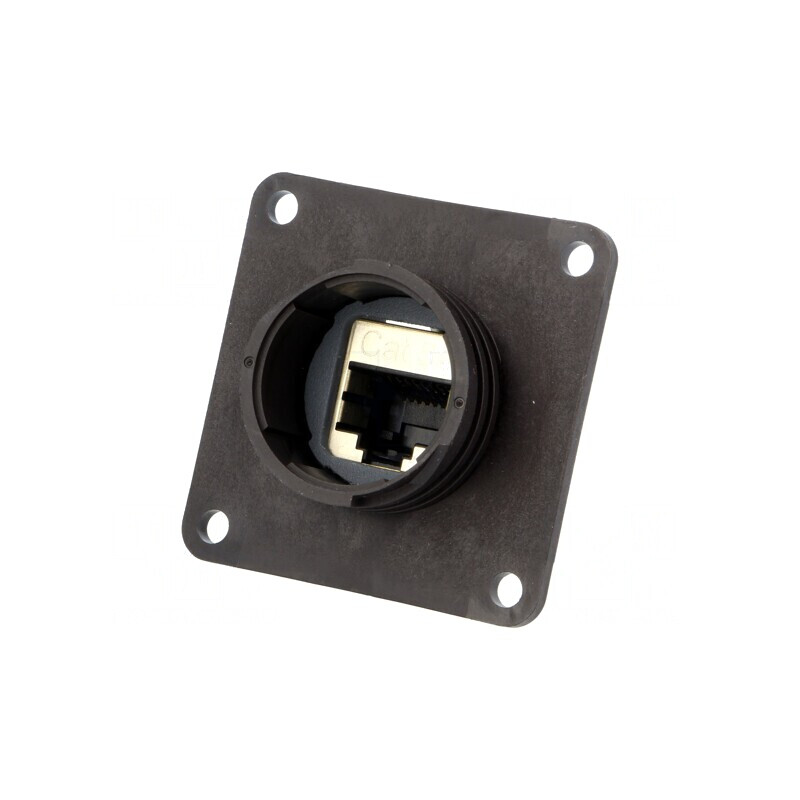 Cuplă RJ45 ecranată Cat 5e IP67 | Electronic-mag.ro | Componente Electronice
