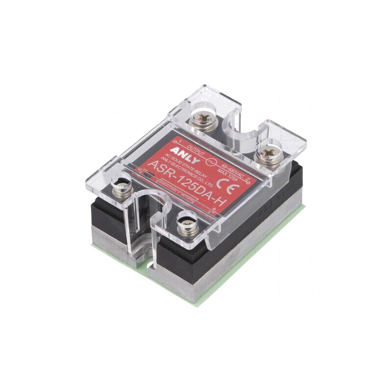Releu Semiconductor 1-Fazat 125A 48-480VAC Ucom 4-32VDC | Electronic-mag.ro | Componente Electronice