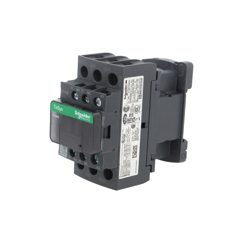 Contactor 3P 48VDC 25A LC1D25ED | Electronic-mag.ro | Componente Electronice