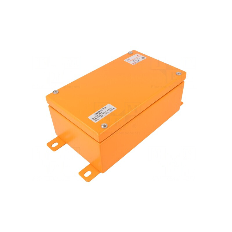 Carcasă de Urgență din Oțel Portocaliu 150x250x100mm IP65 | Electronic-mag.ro | Componente Electronice