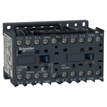 Contactor Reversibil cu 3 Poli și 3 Contacte Auxiliare NO | Electronic-mag.ro | Componente Electronice
