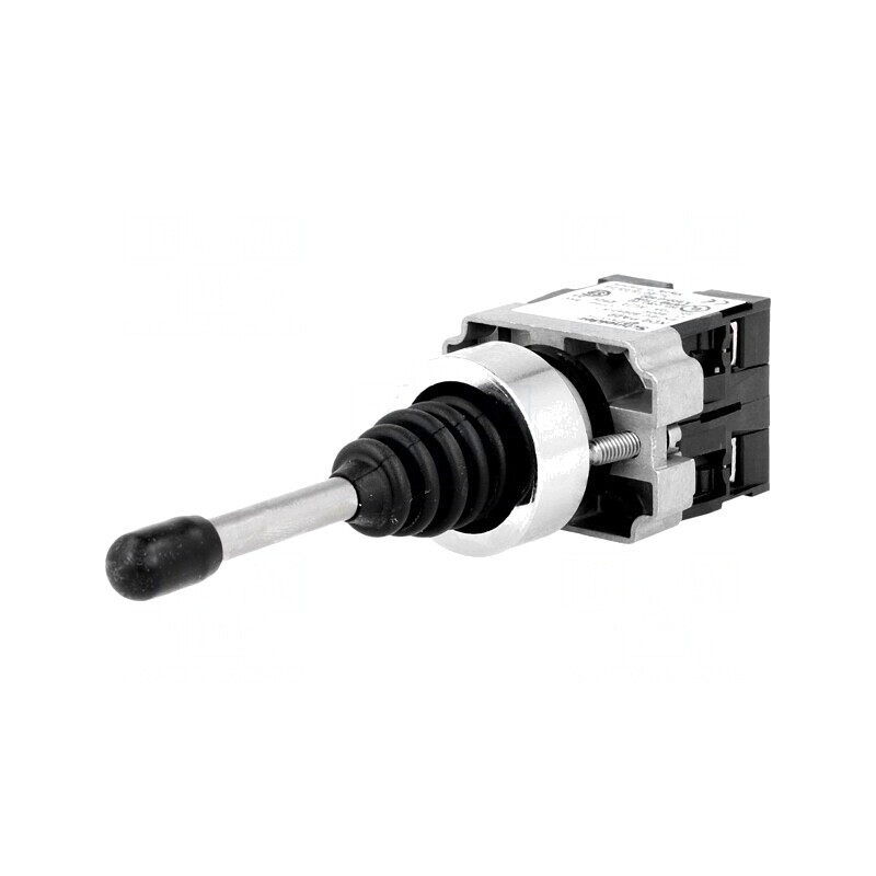 Comutator Joystick 22mm 1NO x2 Negru | Electronic-mag.ro | Componente Electronice