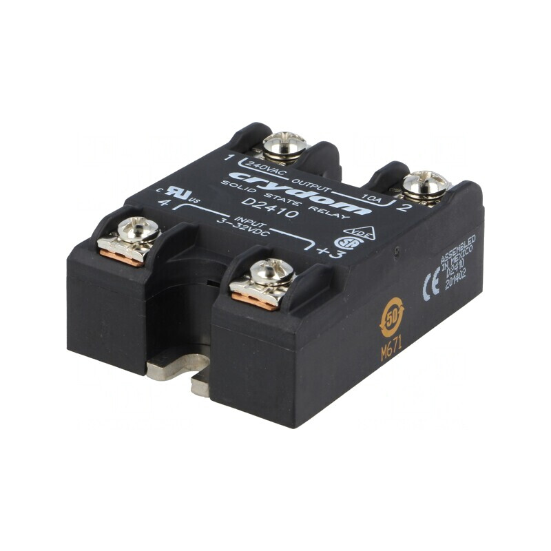 Releu semiconductor 1-fazat 90A 24-280VAC | Electronic-mag.ro | Componente Electronice