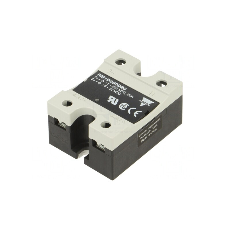 Releu Semiconductor 1-Fazat 20A 1-200VDC | Electronic-mag.ro | Componente Electronice