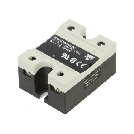 Releu Semiconductor 1-Fazat 20A 1-200VDC | Electronic-mag.ro | Componente Electronice