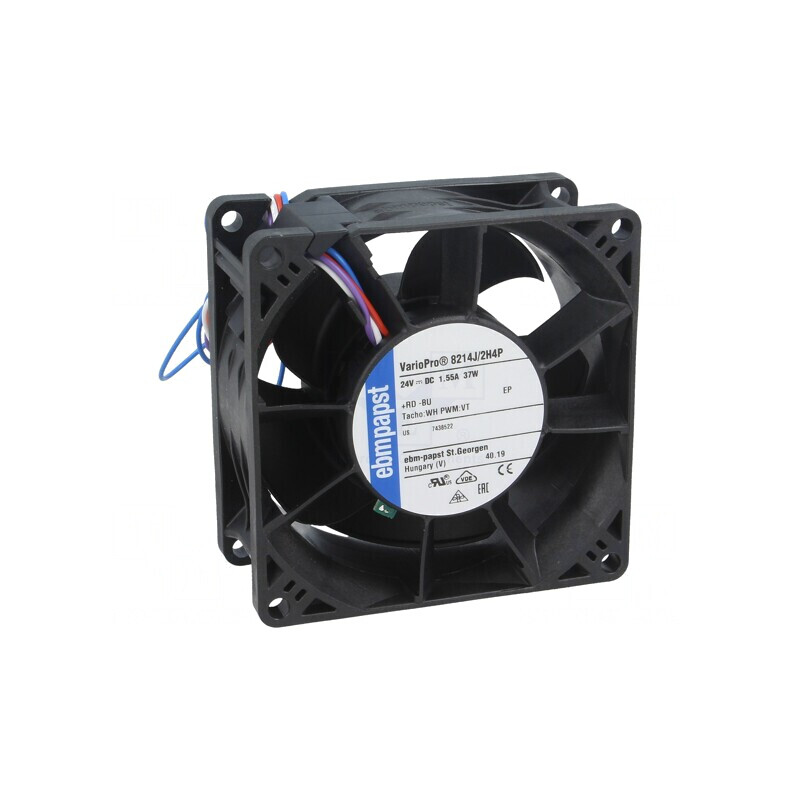 Ventilator axial 24V 80x80x38mm 220m3/h | Electronic-mag.ro | Componente Electronice