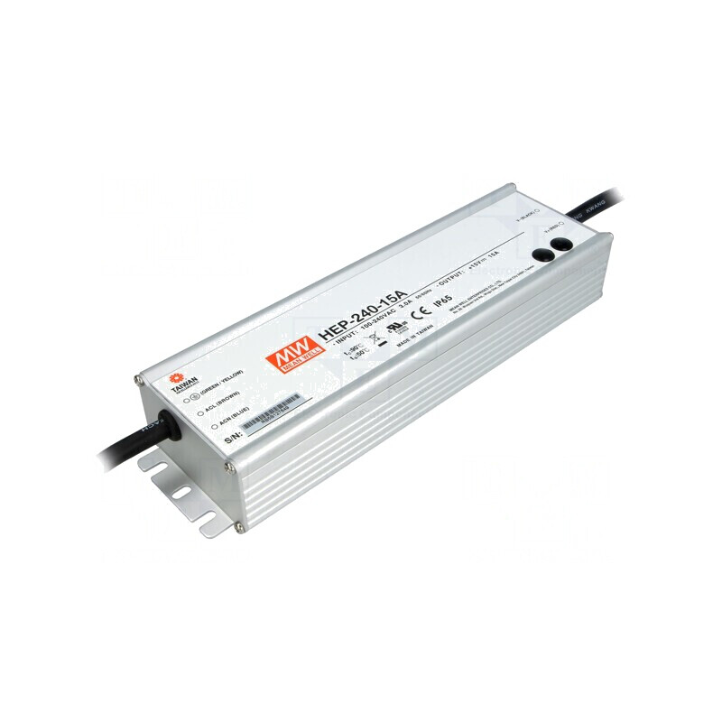 Alimentator Modular 225W 15VDC HEP-240-15A | Electronic-mag.ro | Componente Electronice