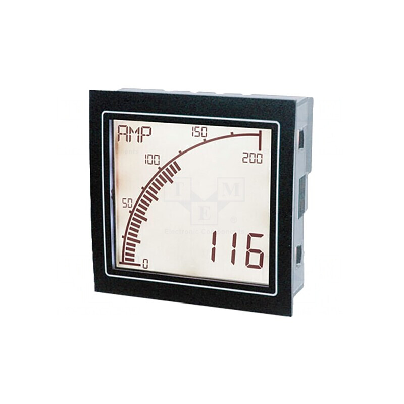 Ampermetru Digital Programabil IP65 0-5A Montare Panou | Electronic-mag.ro | Componente Electronice