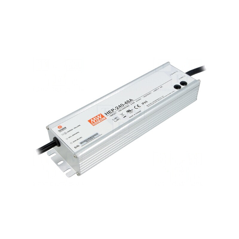Alimentator Pulsatoriu Modular 240W 48VDC HEP-240-48A | Electronic-mag.ro | Componente Electronice
