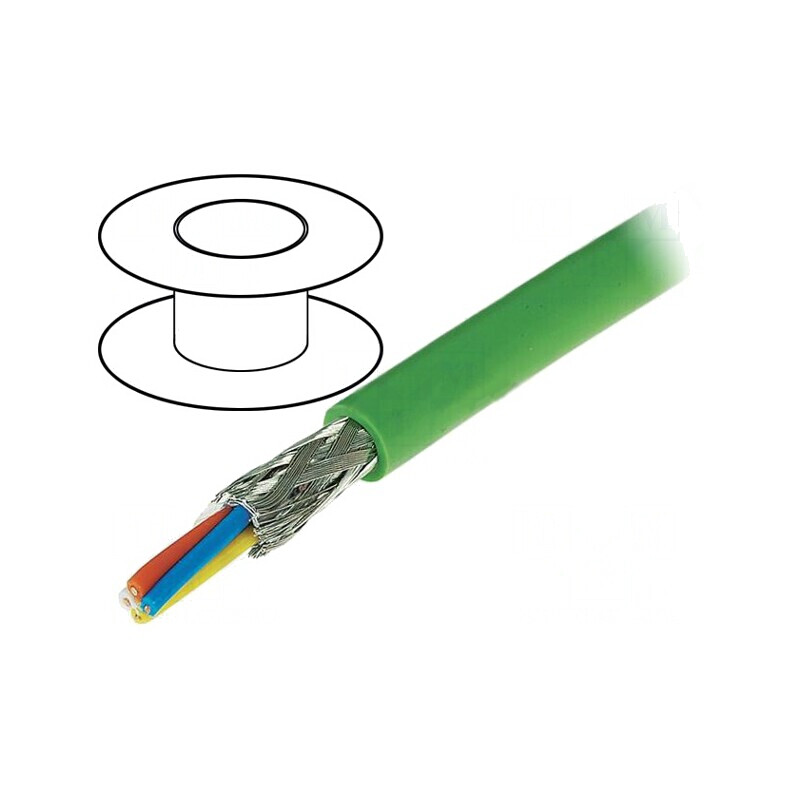 Cablu Ethernet Industrial PROFINET 5 litat 4x22AWG PUR | Electronic-mag.ro | Componente Electronice