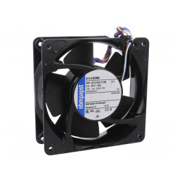 Ventilator DC axial 24V 119x119x38mm 260m3/h 60dBA cu bilă | Electronic-mag.ro | Componente Electronice