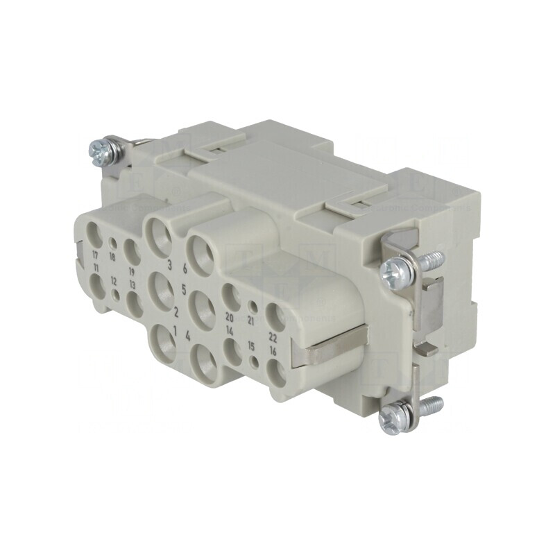 Conector HDC Inserturi Contact Mamă Han-Com Han K | Electronic-mag.ro | Componente Electronice
