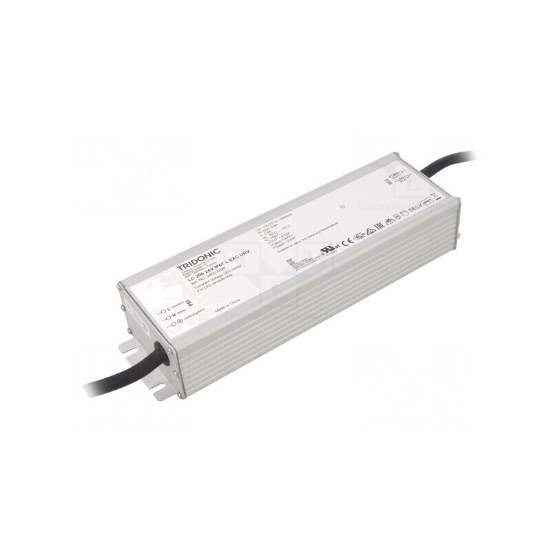 Alimentator LED 200W 24V IP67 | Electronic-mag.ro | Componente Electronice