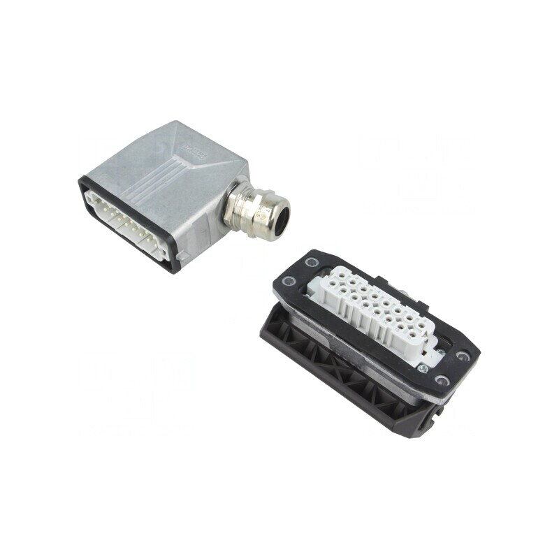 Conector HDC Tată Mamă 250V 16A 16 PIN 16 PE | Electronic-mag.ro | Componente Electronice