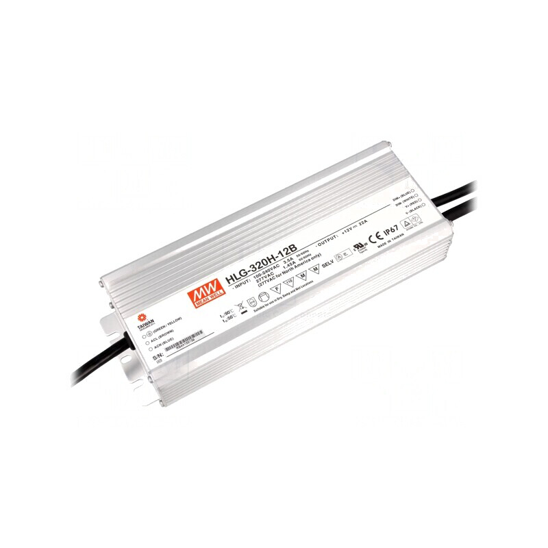 Alimentator LED 264W 12V 22A IP67 | Electronic-mag.ro | Componente Electronice