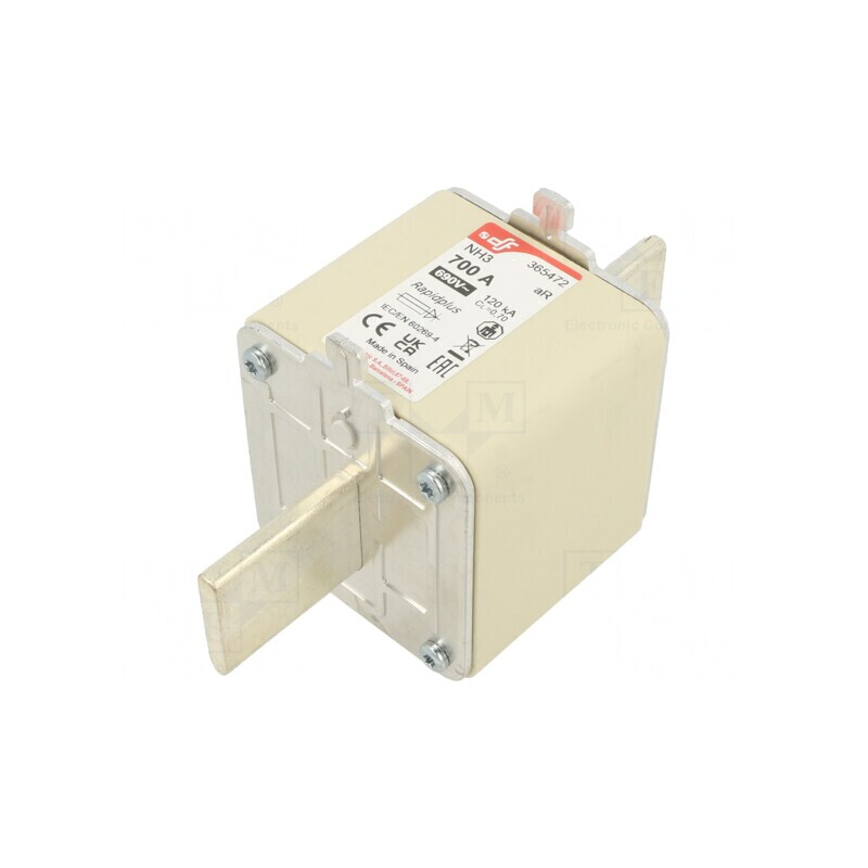 Siguranță NH3 700A 690VAC/550VDC Argintie | Electronic-mag.ro | Componente Electronice Siguranță NH3 700A 690VAC/550VDC Argintie | Electronic-mag.ro | Componente Electronice