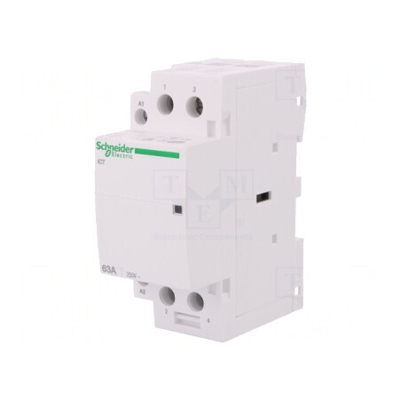 Contactor 2P 63A 230-240V NO IP20 | Electronic-mag.ro | Componente Electronice