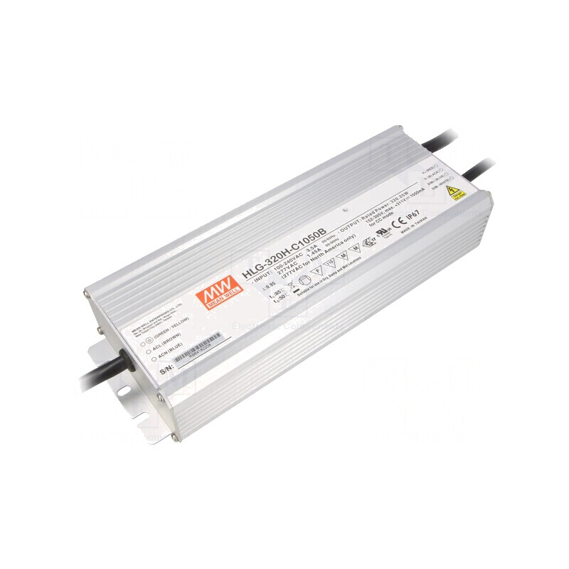Alimentator LED 320W 1050mA 90-305VAC | Electronic-mag.ro | Componente Electronice
