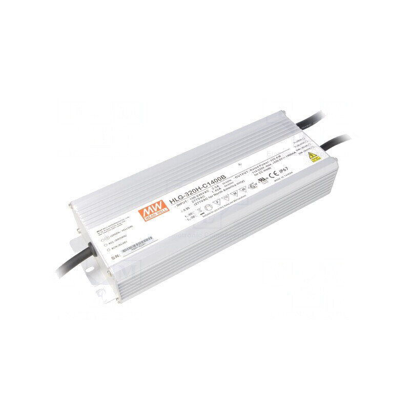 Alimentator LED 320W 1400mA 90-305VAC | Electronic-mag.ro | Componente Electronice