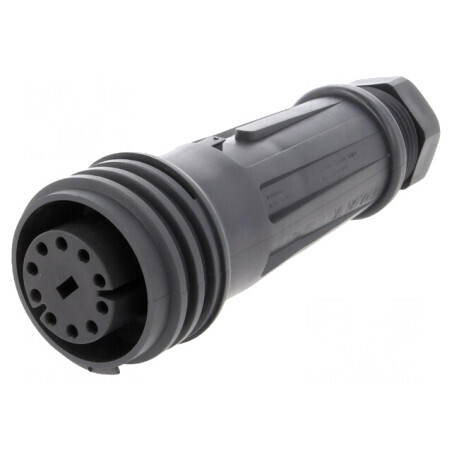 Conector Circular Mufă Mamă 10 PIN Alamă | Electronic-mag.ro | Componente Electronice