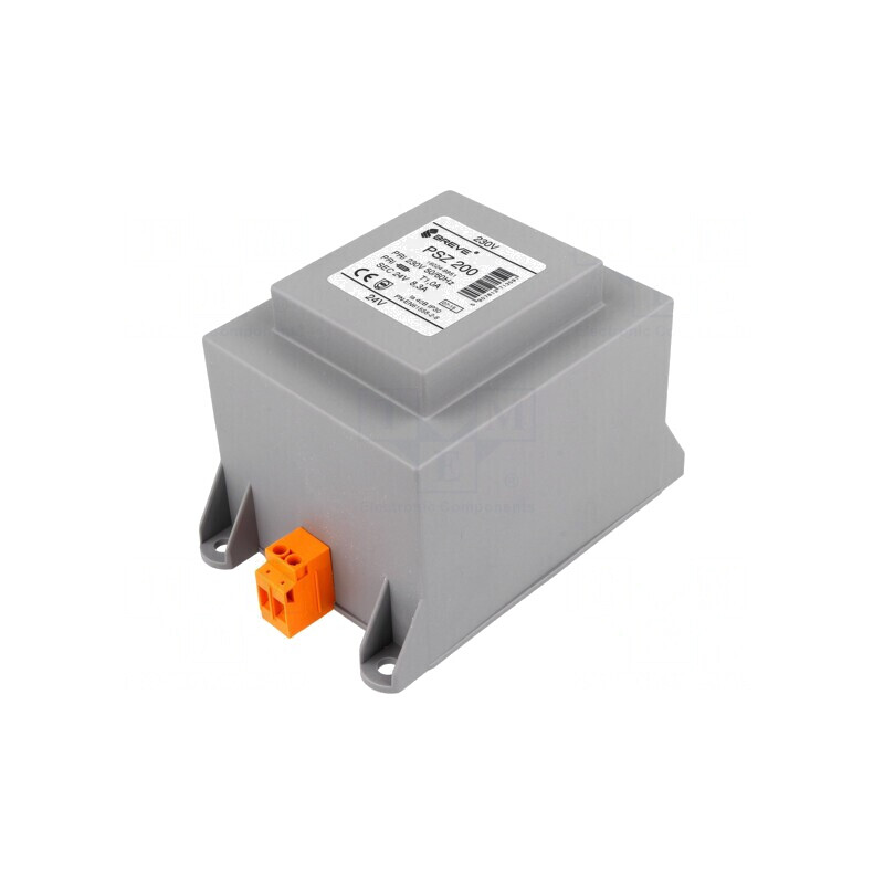 Transformator 200VA 230V la 24V pentru șină DIN | Electronic-mag.ro | Componente Electronice