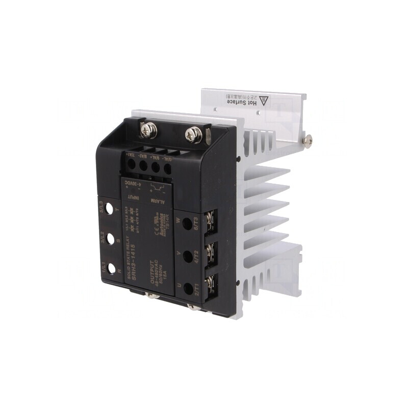 Releu semiconductor 15A 3-fazat 48-480VAC 130mm | Electronic-mag.ro | Componente Electronice Releu semiconductor 15A 3-fazat 48-480VAC 130mm | Electronic-mag.ro | Componente Electronice