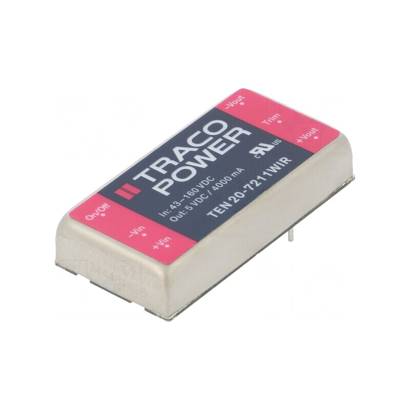 Convertor DC/DC 20W 43-160V la 5V 4A | Electronic-mag.ro | Componente Electronice