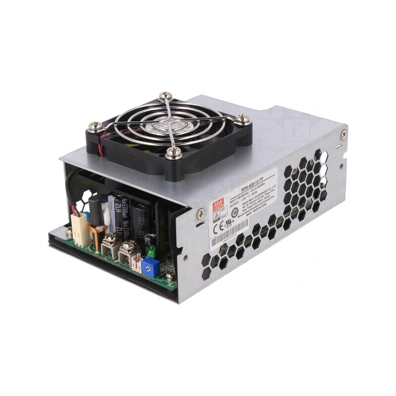 Alimentator Pulsatoriu Deschis 400W 113-370VDC 80-264VAC RPS-400-12-TF | Electronic-mag.ro | Componente Electronice