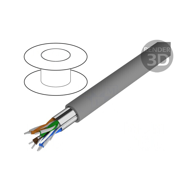 Cablu Alpha Essential C&C 4x2x22AWG Ecranat PVC | Electronic-mag.ro | Componente Electronice