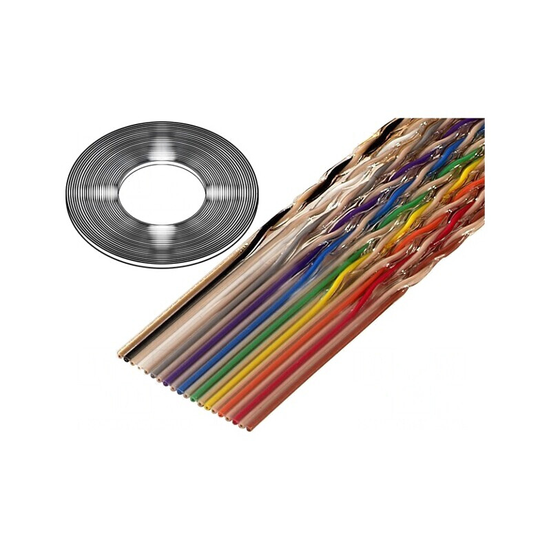 Cablu bandă 1,27mm Cu 16x28AWG neecranat PVC | Electronic-mag.ro | Componente Electronice Cablu bandă 1,27mm Cu 16x28AWG neecranat PVC | Electronic-mag.ro | Componente Electronice