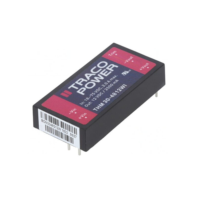 Convertor DC/DC 30W 18-75V la 12V 2.5A | Electronic-mag.ro | Componente Electronice