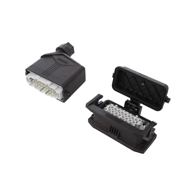 Conector HDC Părinte-Mamă 500V 16A 16 PIN 16 PE | Electronic-mag.ro | Componente Electronice