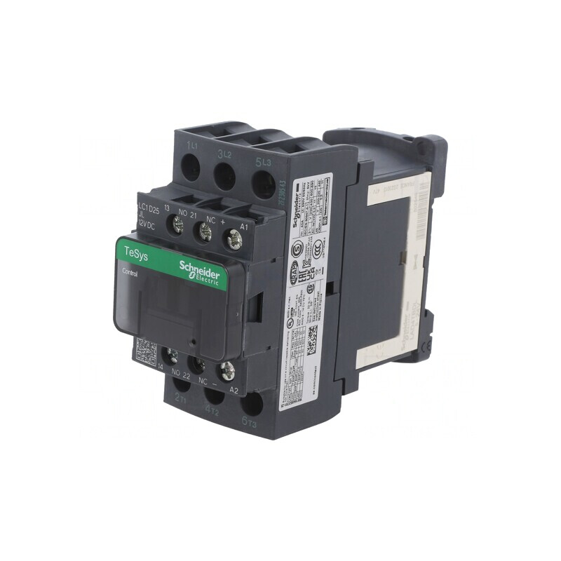 Contactor 3P 12VDC 25A cu 3 Contacte Auxiliare | Electronic-mag.ro | Componente Electronice Contactor 3P 12VDC 25A cu 3 Contacte Auxiliare | Electronic-mag.ro | Componente Electronice