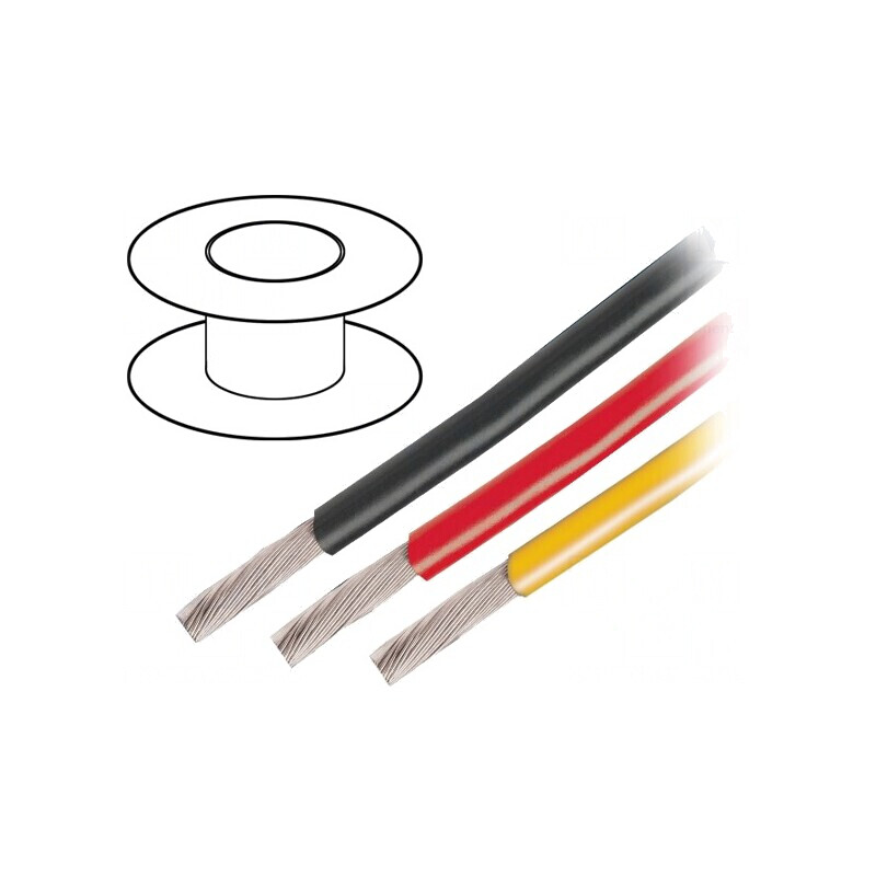 Cablu HookUp Wire 24AWG PVC Alb-Albastru 300V 305m | Electronic-mag.ro | Componente Electronice