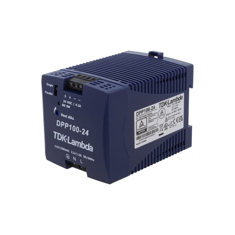 Alimentator Pulsatoriu DIN 100W 24VDC 4.2A | Electronic-mag.ro | Componente Electronice