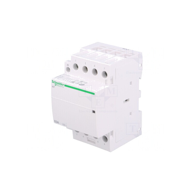 Contactor 4P 63A 230-240VAC NO IP20 | Electronic-mag.ro | Componente Electronice