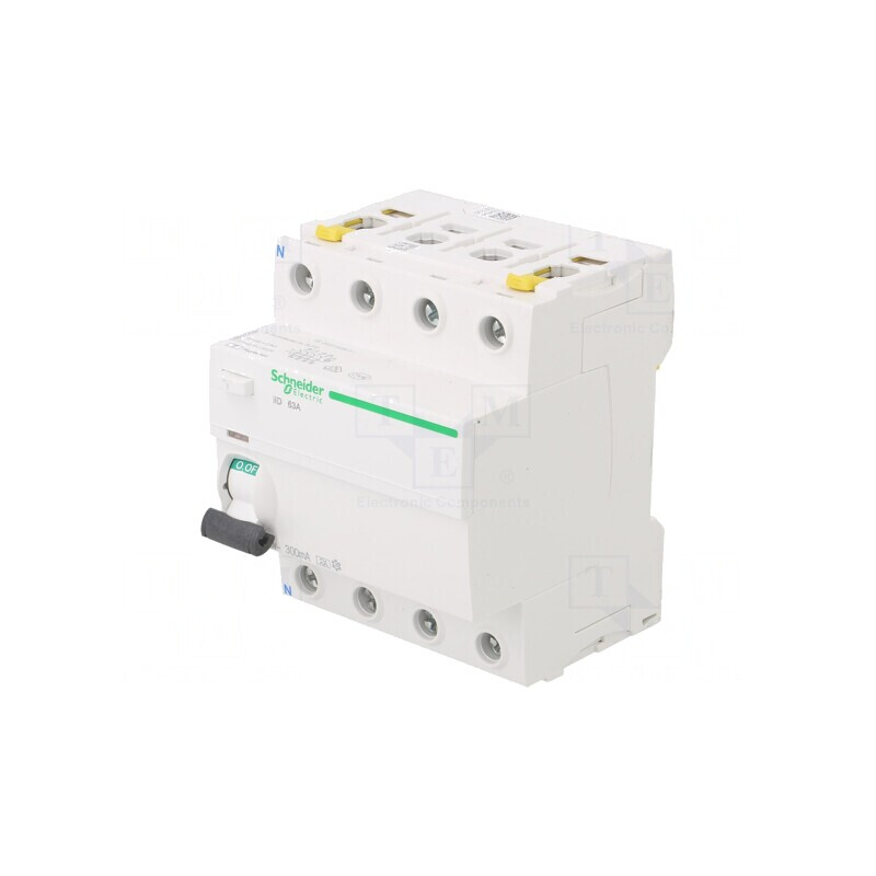 Întrerupător diferenţial 63A 300mA 4P 400VAC | Electronic-mag.ro | Componente Electronice