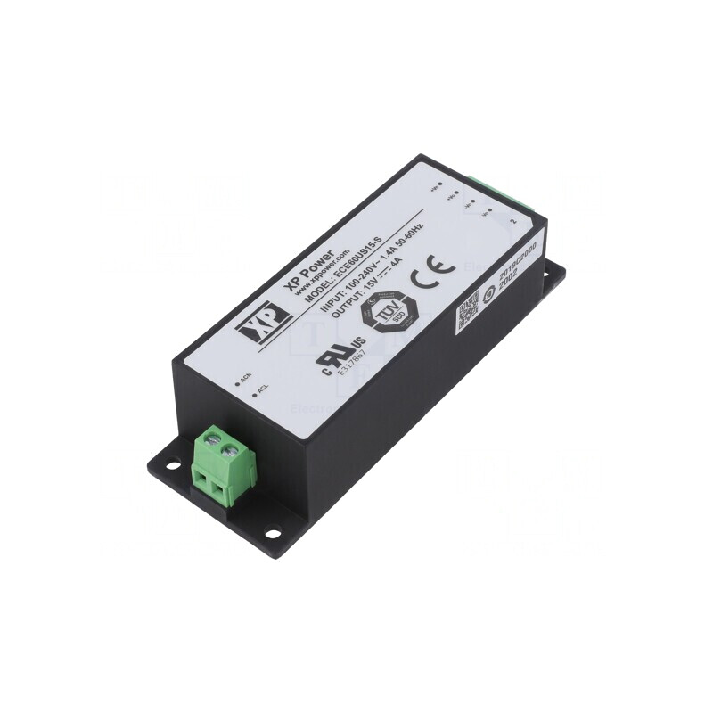 Alimentator încastrat 60W 15VDC 4A | Electronic-mag.ro | Componente Electronice