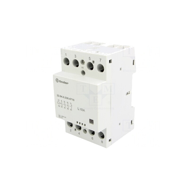 Contactor 4P 63A 230V AC/DC NC NO | Electronic-mag.ro | Componente Electronice