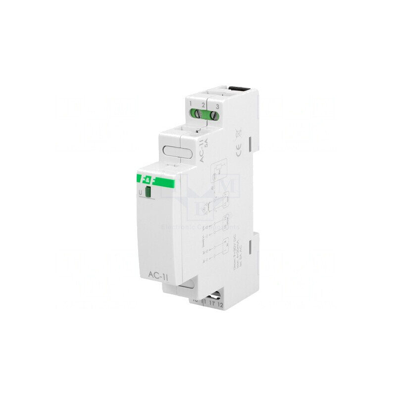 Adaptor Curent pentru Șină DIN 0-5A AC 9-30VDC IP20 | Electronic-mag.ro | Componente Electronice