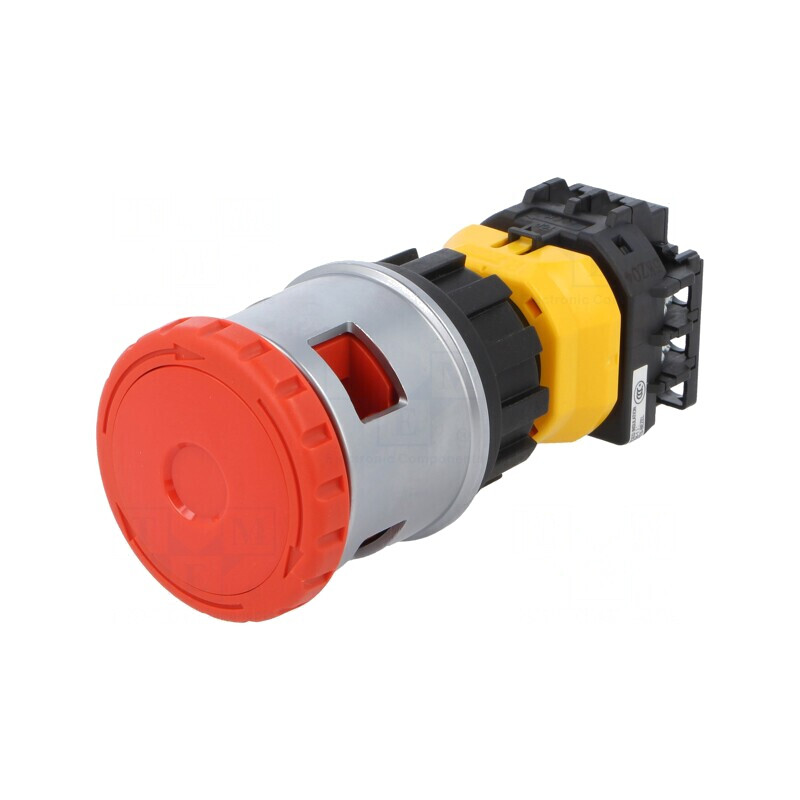 Comutator de Siguranță 30mm 2NC 2NO Roșu | Electronic-mag.ro | Componente Electronice