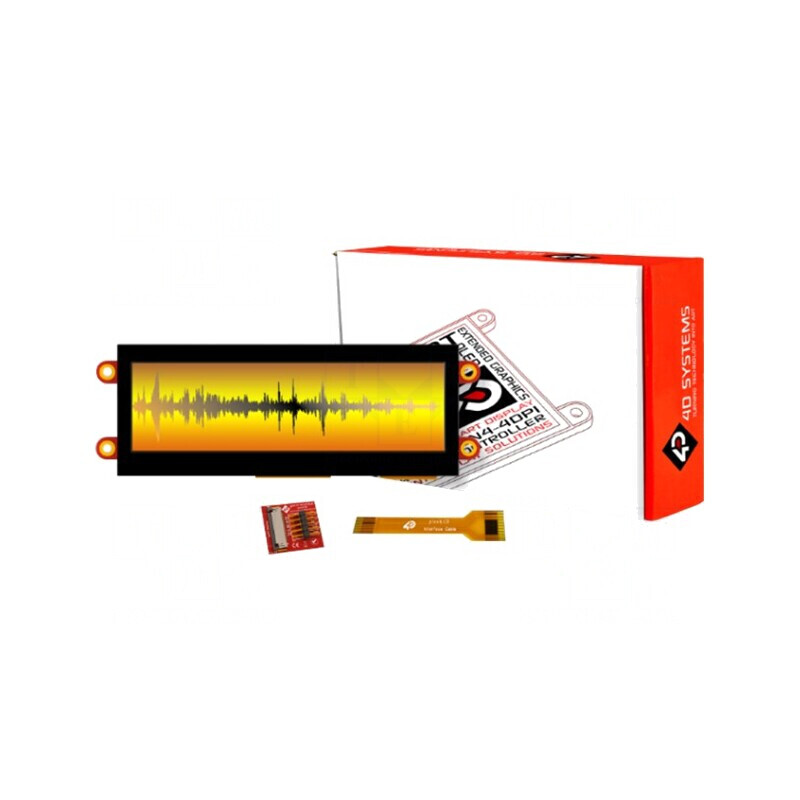 Afișaj TFT 3,9" 480x128 cu Interfață GPIO și I2C-Master | Electronic-mag.ro | Componente Electronice