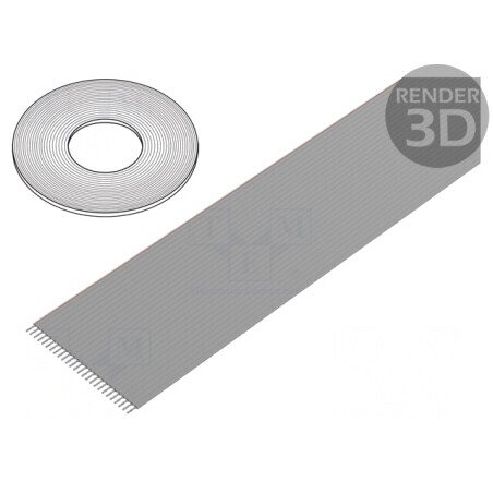 Cablu Bandă 1,27mm 28AWG Neecranat PVC | Electronic-mag.ro | Componente Electronice