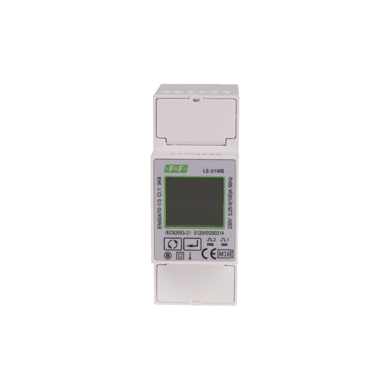 Contor Digital 1-Fază LCD pentru Șină DIN | Electronic-mag.ro | Componente Electronice