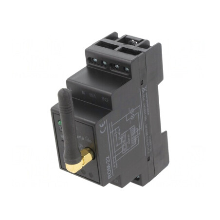 Receptor EXTA LIFE pe șină DIN 230VAC NO/NC IP20 ROM-22 | Electronic-mag.ro | Componente Electronice